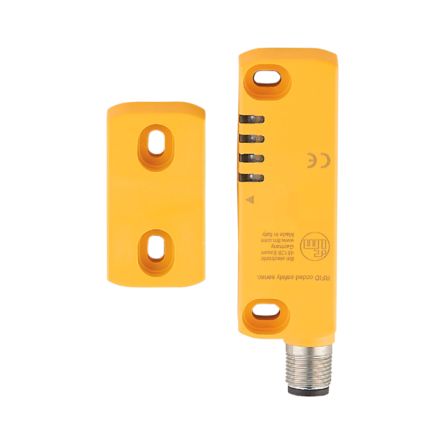 ifm electronic MN Series Non-Flush RFID Safety Switch, 20.4 → 26.4V dc, Polyamide Housing, M12 [MN708S]; 185-452