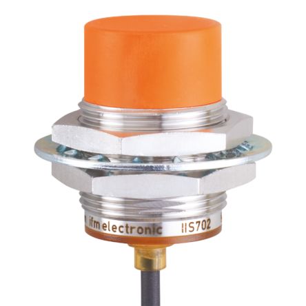 ifm electronic Inductive Threaded Barrel Proximity Sensor, M30, 22 mm Detection, PNP/NPN NC, 10 → 30 V dc [IIS713]; 185-464