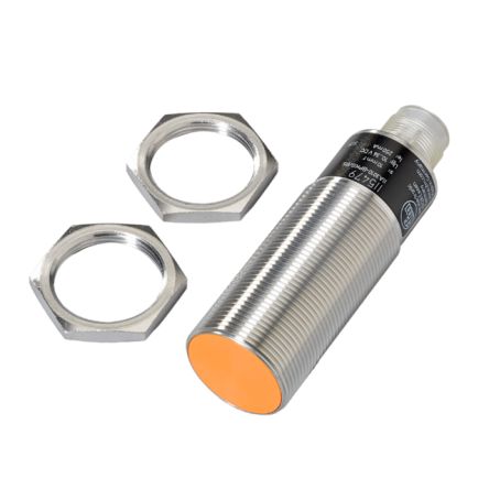 ifm electronic Inductive Threaded Barrel Proximity Sensor, M30, 10 mm Detection, PNP NO, 10 → 36 V dc [II5479]; 185-556