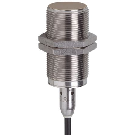 ifm electronic Inductive Threaded Barrel Proximity Sensor, M30, 14 mm Detection, PNP/NPN NO, 10 → 36 V dc [IIT210]; 185-562
