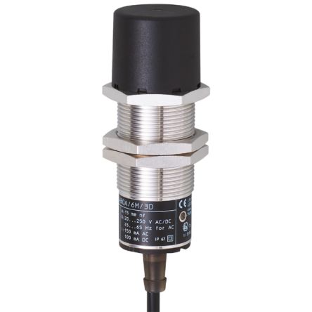 ifm electronic Inductive Threaded Barrel Proximity Sensor, M30, 15 mm Detection NO, 20 → 250 V ac/dc, 20 [II001A]; 185-672
