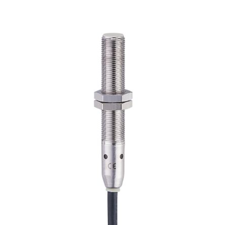 ifm electronic Inductive Threaded Barrel Proximity Sensor, M12, 4 mm Detection, PNP NO, 10 → 60 V dc [IFM209]; 185-689