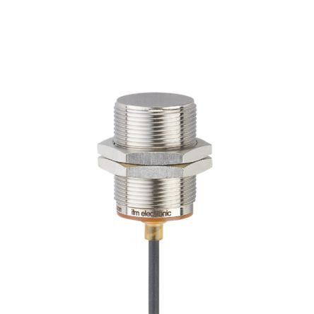 ifm electronic Inductive Threaded Barrel Proximity Sensor, M30, 15 mm Detection, PNP NO, 10 → 30 V dc [IIC237]; 185-690