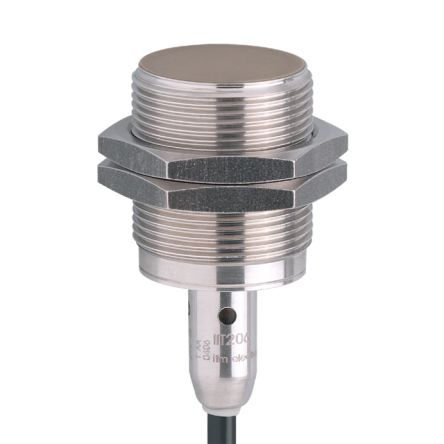 ifm electronic Inductive Threaded Barrel Proximity Sensor, M30, 14 mm Detection, PNP NO, 10 → 36 V dc [IIT209]; 185-786