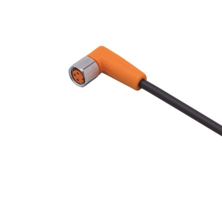 ifm electronic Right Angle Female 1 way M8 to Unterminated Sensor Actuator Cable, 10m [EVM026]; 185-840