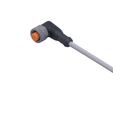 ifm electronic Right Angle Female 1 way M12 to Unterminated Sensor Actuator Cable, 5m [EVW008]; 185-908