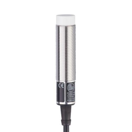 ifm electronic Inductive Threaded Barrel Proximity Sensor, M18, 8 mm Detection, PNP/NPN NO/NC, 10 → 55 V dc [IG6022]; 185-999