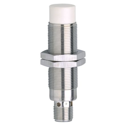 ifm electronic Inductive Threaded Barrel Proximity Sensor, M18, 12 mm Detection, PNP/NPN NO, 10 → 30 V dc [IGC213]; 186-010