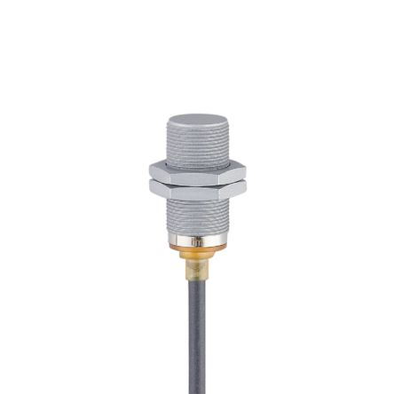 ifm electronic Inductive Threaded Barrel Proximity Sensor, M18, 8 mm Detection, PNP NO, 10 → 30 V dc [IGR212]; 186-021