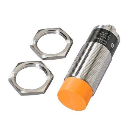 ifm electronic Inductive Threaded Barrel Proximity Sensor, M30, 15 mm Detection, PNP NC, 10 → 30 V dc [II5857]; 186-041