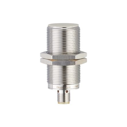 ifm electronic Inductive Threaded Barrel Proximity Sensor, M30, 12 mm Detection, PNP/NPN NO, 10 → 36 V dc [IIM200]; 186-057