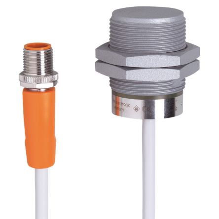 ifm electronic Inductive Threaded Barrel Proximity Sensor, M30, 12 mm Detection, PNP/NPN NO, 10 → 36 V dc [IIR203]; 186-061