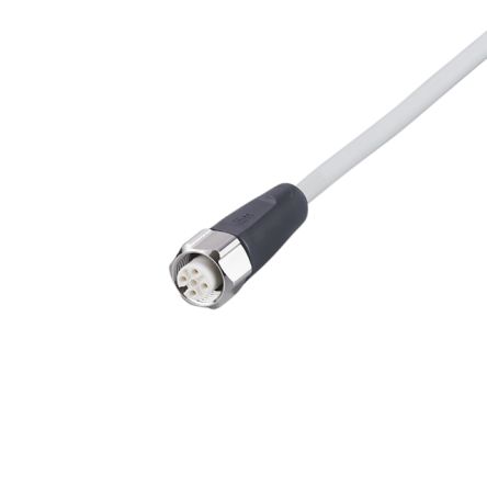 ifm electronic Straight Female 5 way M12 to Straight Female 5 way M12 Communication Cable, 5m [EVF462]; 186-106