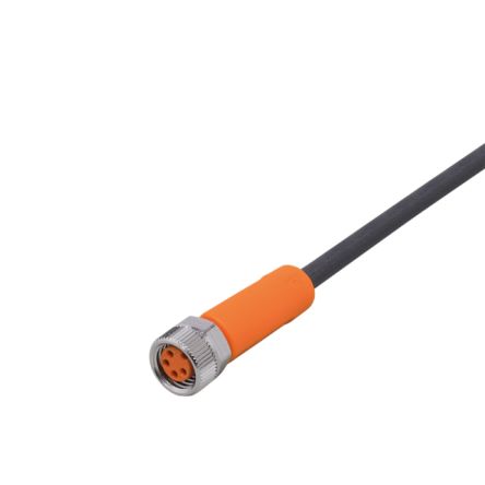 ifm electronic Straight Female 5 way M8 to Straight Female 5 way M12 Communication Cable, 40m [EVC424]; 186-406