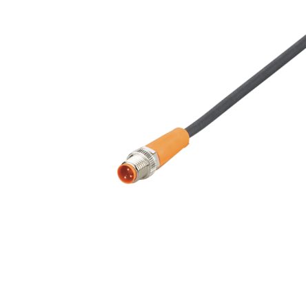 ifm electronic Straight Male 3 way M8 to Straight Female 3 way M8 Communication Cable, 6m [EVC820]; 186-431