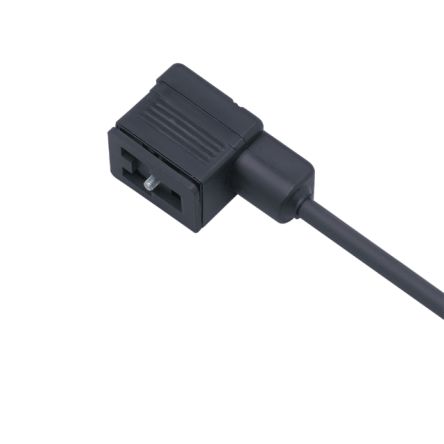 ifm electronic Right Angle Female 1 way Valve Connector to Unterminated Sensor Actuator Cable, 10m [E11992]; 186-796