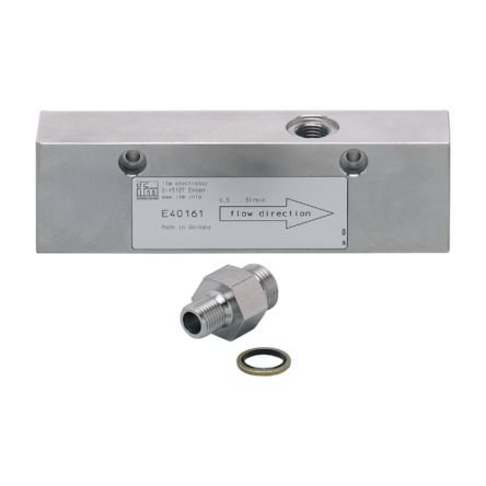 ifm electronic, E401 Series Adapter for Use with Small Volumetric Flow Quantities [E40161]; 186-824