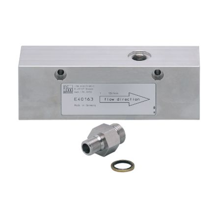 ifm electronic, E401 Series Adapter for Use with Small Volumetric Flow Quantities [E40163]; 186-873