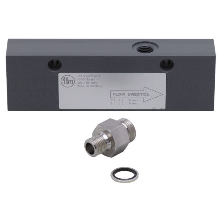 ifm electronic, E401 Series Adapter for Use with Small Volumetric Flow Quantities [E40187]; 186-875