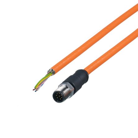 ifm electronic Straight Male 1 way M12 to Unterminated Actuator/Sensor Cable, 10m [E12732]; 186-954
