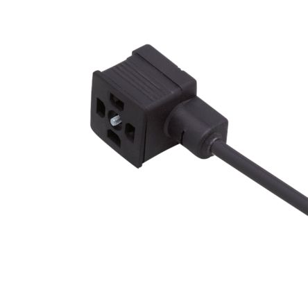 ifm electronic Right Angle Female 1 way Valve Connector to Unterminated Sensor Actuator Cable, 10m [E11991]; 187-244
