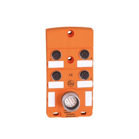 ifm electronic EBC Series Sensor Box, M12, 4 port [EBC003]; 187-571