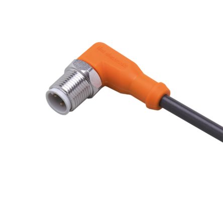ifm electronic Right Angle Male 1 way M12 to Unterminated Actuator/Sensor Cable, 10m [EVC17A]; 187-642
