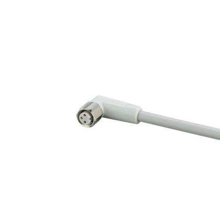 ifm electronic Right Angle Female 5 way M8 to Right Angle Female 5 way M8 Communication Cable, 10m [EVF128]; 187-721