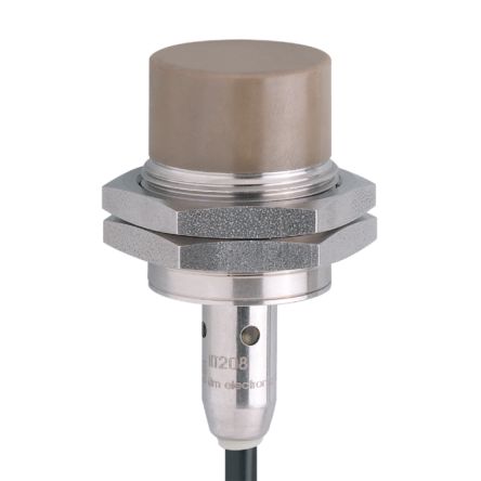 ifm electronic Inductive Threaded Barrel Proximity Sensor, M30, 22 mm Detection, PNP NO, 10 → 36 V dc [IIT208]; 187-884