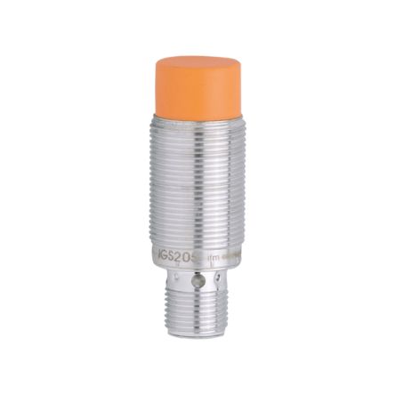 ifm electronic Inductive Rectangular Proximity Sensor, M18, 12 mm Detection, PNP/NPN NO, 10 → 30 V dc [IGS201]; 187-925