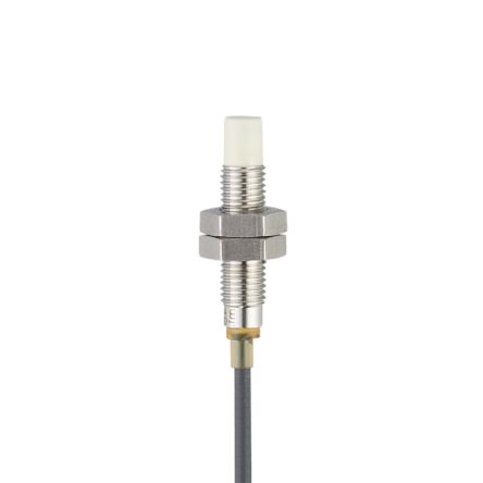 ifm electronic Inductive Threaded Barrel Proximity Sensor, M8, 6 mm Detection, PNP NC, 10 → 30 V dc [IES205]; 188-019