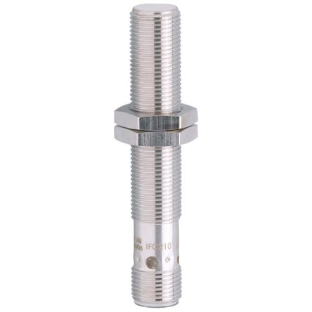 ifm electronic Inductive Threaded Barrel Proximity Sensor, M12, 2 mm Detection, PNP NO, 10 → 36 V dc [IFC241]; 188-054