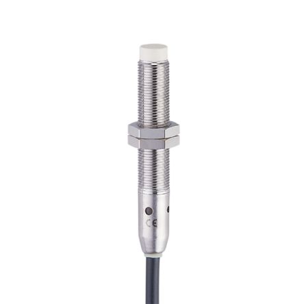 ifm electronic Inductive Threaded Barrel Proximity Sensor, M12, 7 mm Detection, PNP/NPN NO, 10 → 36 V dc [IFM208]; 188-060