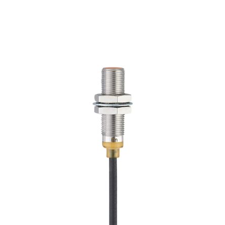ifm electronic Inductive Threaded Barrel Proximity Sensor, M12, 4 mm Detection, NPN NO, 10 → 30 V dc [IFS700]; 188-077