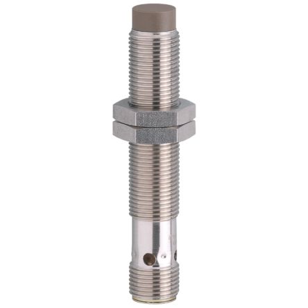 ifm electronic Inductive Threaded Barrel Proximity Sensor, M12, 7 mm Detection, PNP NO, 10 → 36 V dc [IFT217]; 188-089