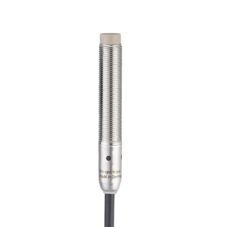 ifm electronic Inductive Threaded Barrel Proximity Sensor, M12, 7 mm Detection, PNP/NPN NO, 10 → 30 V dc [IFT249]; 188-091
