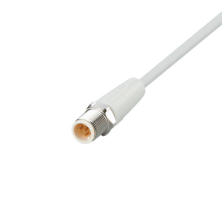 ifm electronic Straight Male 5 way M12 to Straight Male 4 way M12 Communication Cable, 10m [EVF073]; 188-101