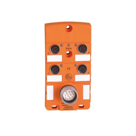 ifm electronic EBC Series Sensor Box, M12, 4 port [EBC002]; 188-207