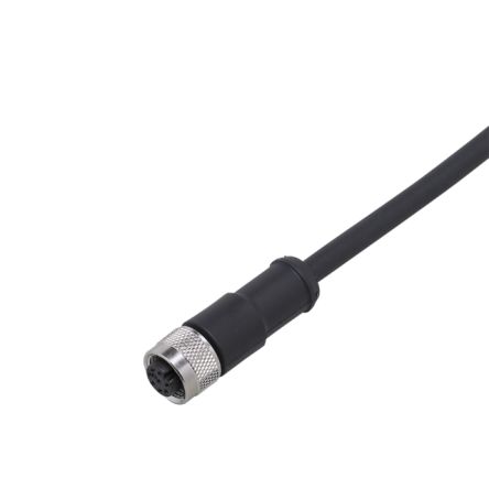 ifm electronic Straight Female 1 way M12 to Unterminated Actuator/Sensor Cable, 2m [E20738]; 188-244