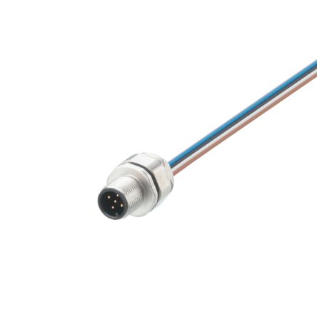 ifm electronic Straight Male 1 way M12 to Unterminated Sensor Actuator Cable, 500mm [E12253]; 188-269