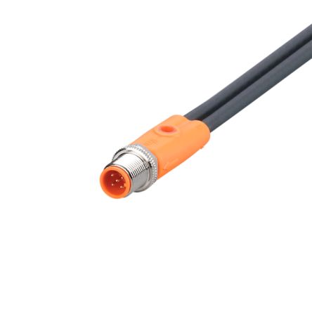 ifm electronic Straight Male 5 way M12 to Straight Female 5 way M12 Communication Cable, 2m [EVC808]; 188-310