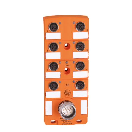 ifm electronic EBC Series Sensor Box, M12, 8 port [EBC010]; 188-357