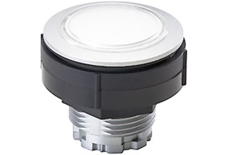 HARTING White Pilot Light Head, 30.5mm Cutout Har-Light Series [09454532400]; 188-454