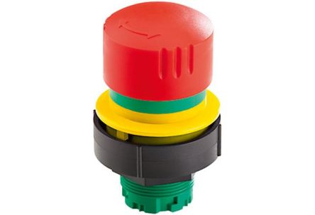 HARTING Har-Stop Series Emergency Stop Push Button, 30.5mm Cutout, IP65, IP67 [09454532500]; 188-457