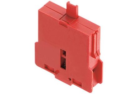 HARTING 09454530100 Series Contact Block for Use with Push Button, 5V, 1NC [09454530100]; 188-458