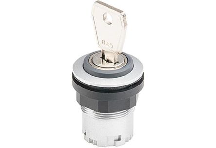HARTING Har-Key 1-position Key Switch, Latching, 22.3mm Cutout [09454531301]; 188-491