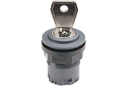 HARTING Har-Key 2-position Key Switch, Latching, 22.3mm Cutout [09454531303]; 188-493