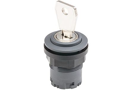 HARTING Har-Key 1-position Key Switch, Latching, 22.3mm Cutout [09454531304]; 188-495