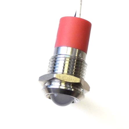 CML Innovative Technologies PL12SL Series White Panel LED, 12V, 12mm Mounting Hole Size, Lead Wires Termination, IP67 [PL12SL162]; 188-596