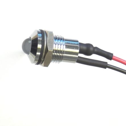 CML Innovative Technologies 1904X00XWE Series Green, Red Panel Mount Indicator, 2 → 2.2V, 8mm Mounting Hole [19040004WE]; 188-650